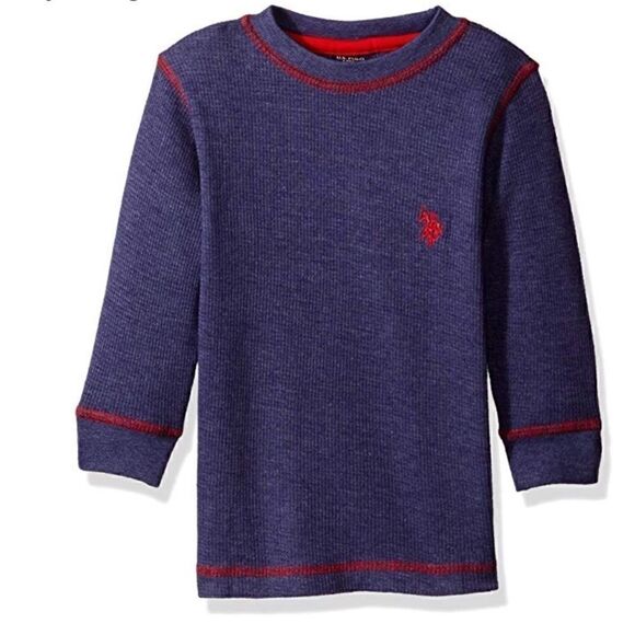 US Polo Assn Boys long sleeve Thermal shirt - Picture 1 of 2